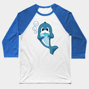 Dolphin Fish Baseball T-Shirt